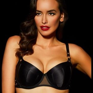 Honey Birdette Jerry Black Push-up Bra.
